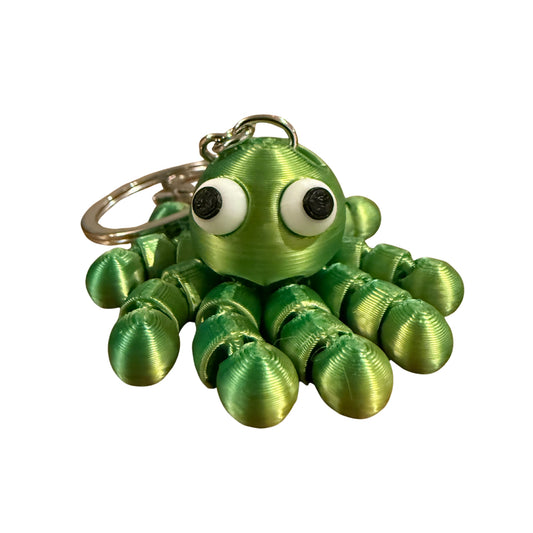 3D Octopus Keyring Keychain Fidget Toy