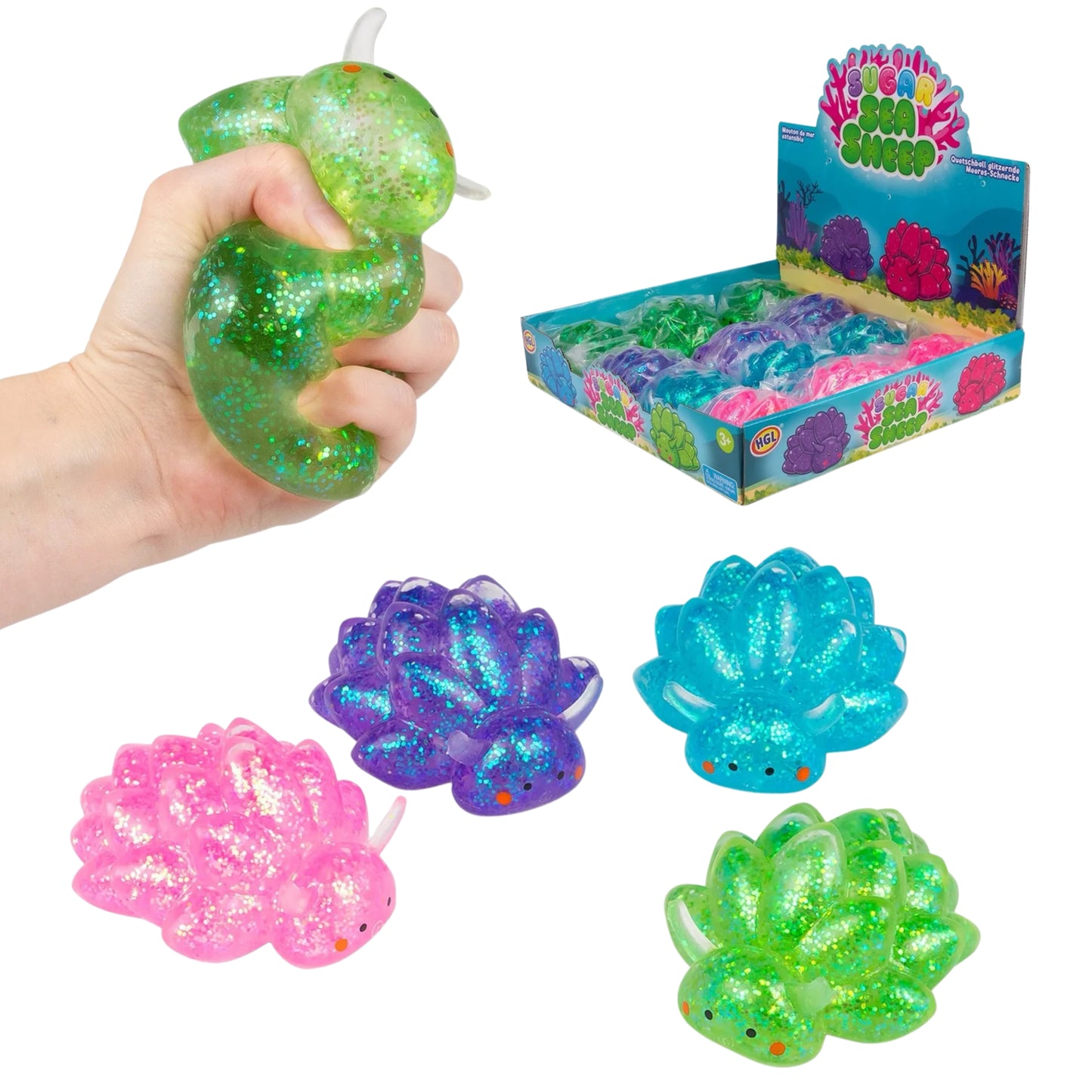 Sea Sheep Sugar Squishy Fidget Stress Ball