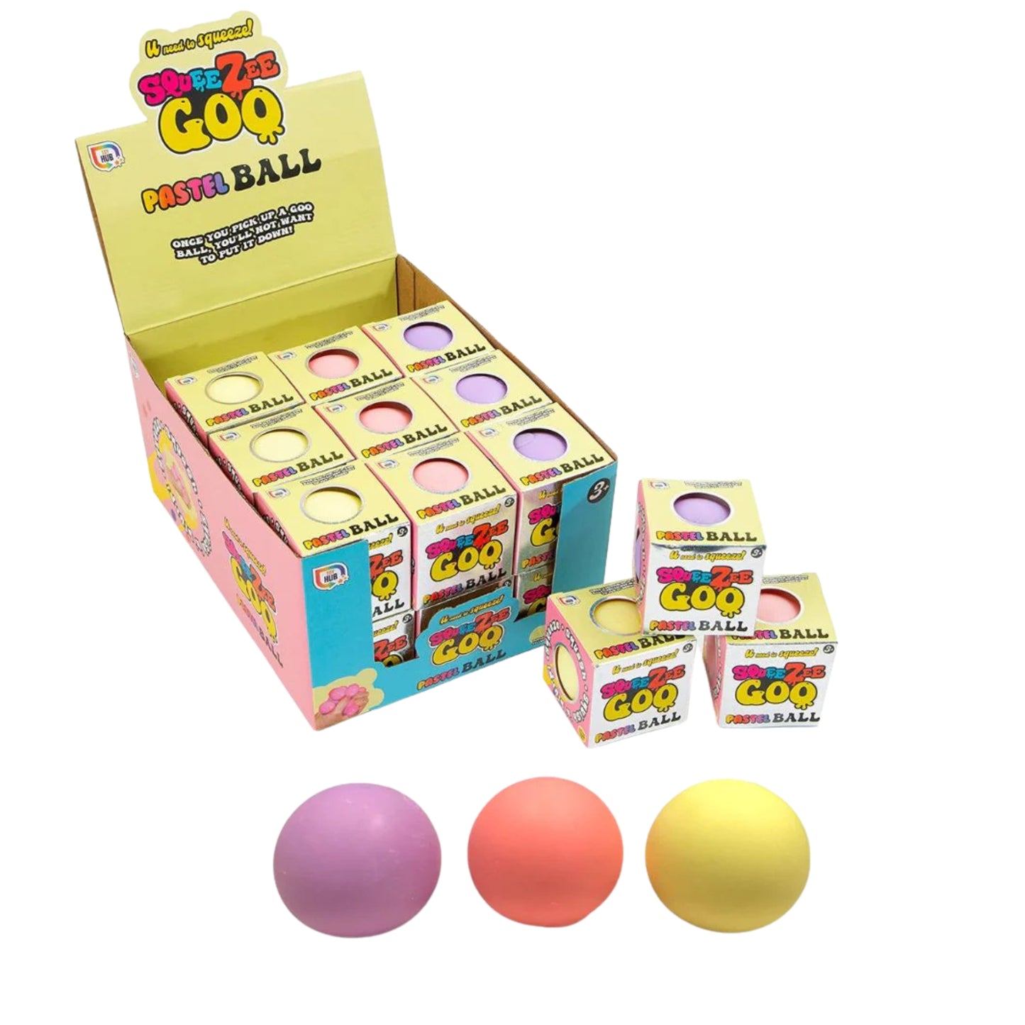 Squeezy Goo Pastel Balls
