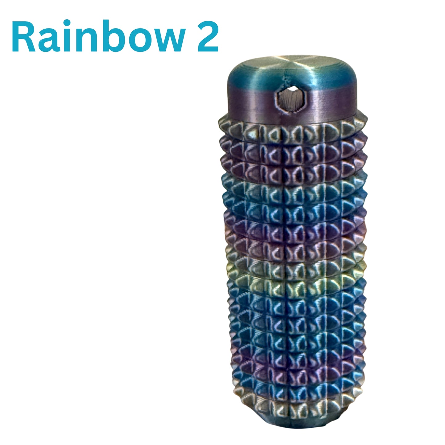 3D Printed Ouchie Pain Stim Keychain Keyring | Sensory Regulation & Anxiety Relief Fidget