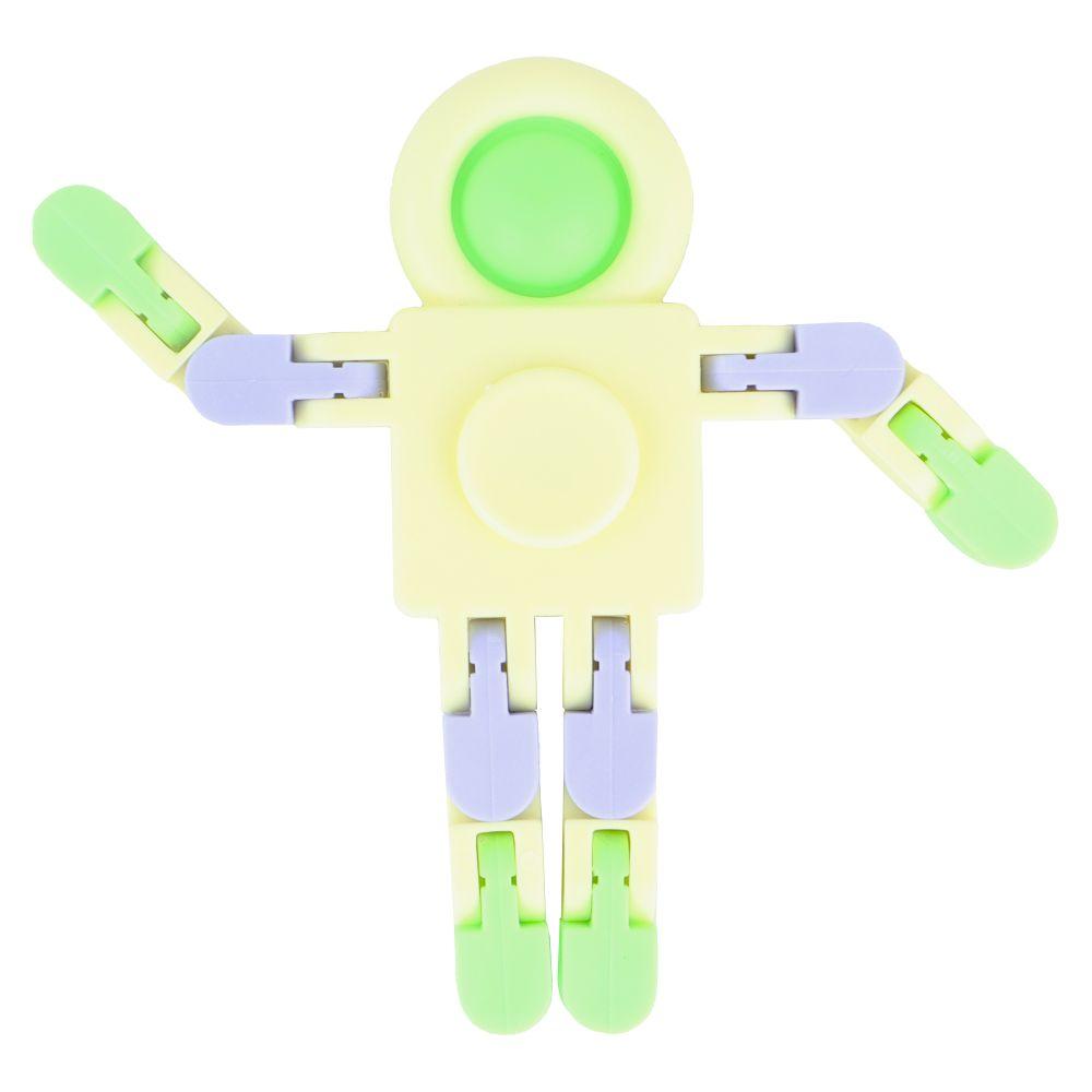Fidget Robot Pop Spinner Clicky Track Stress Relief Toy