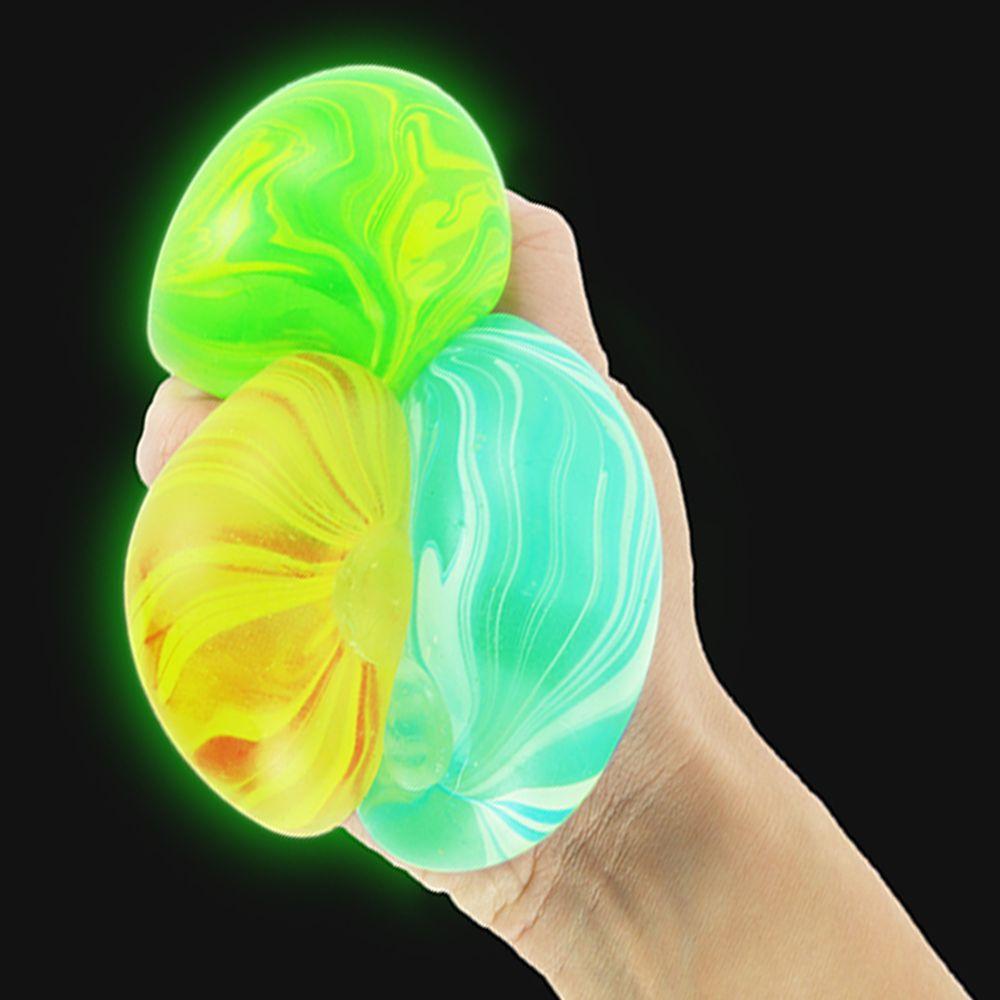Glow In The Dark Sugar Maltose Super Squidge Ball Stress Relief Ball Toy Sugar Ball