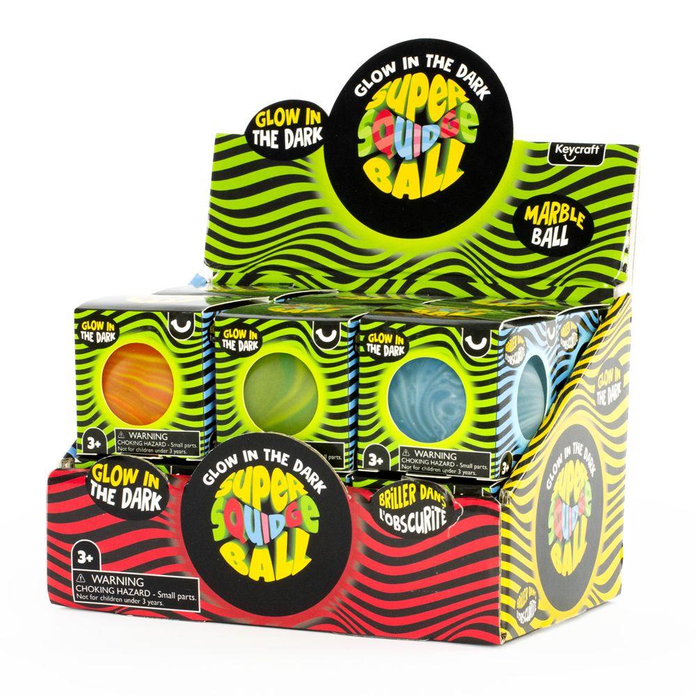 Glow In The Dark Sugar Maltose Super Squidge Ball Stress Relief Ball Toy Sugar Ball