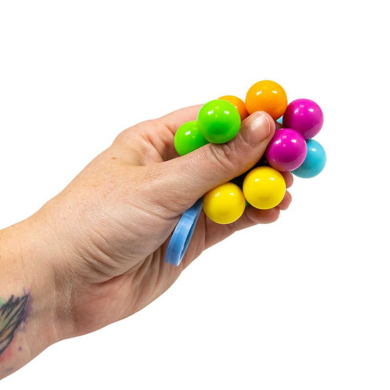 Atomic DNA Fidget Ball Keyring - Sensory Anxiety Toy ADHD Fidget Toy Autism Toys