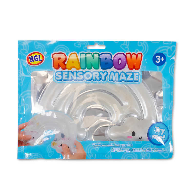 Rainbow Sensory Liquid Maze Mat