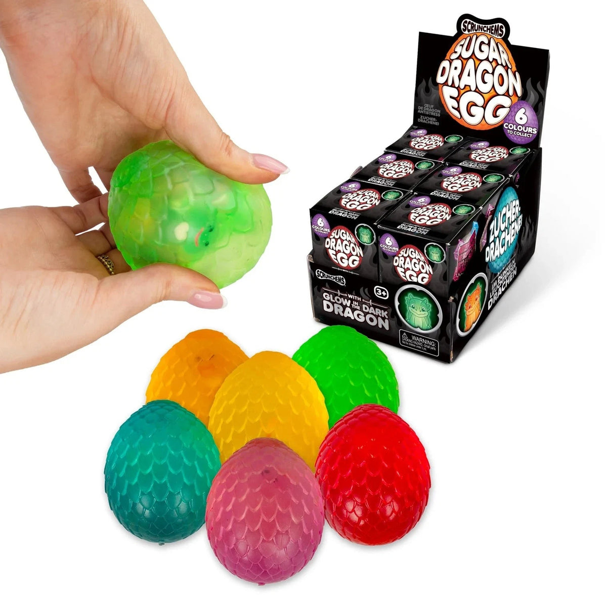 Scrunchems Sugar Dragon Egg Glow in Dark