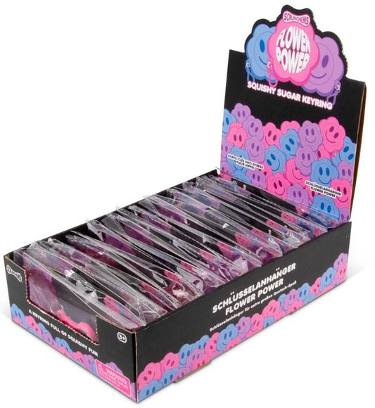 Scrunchems Sugar Flower Power Squishy Keyring