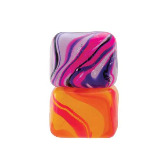 NeeDoh Nice Cube Swirl – Sugar Gel Fidget Sensation