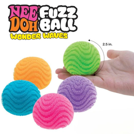 Needoh Fuzz Ball Wonder Waves Fidget Toy