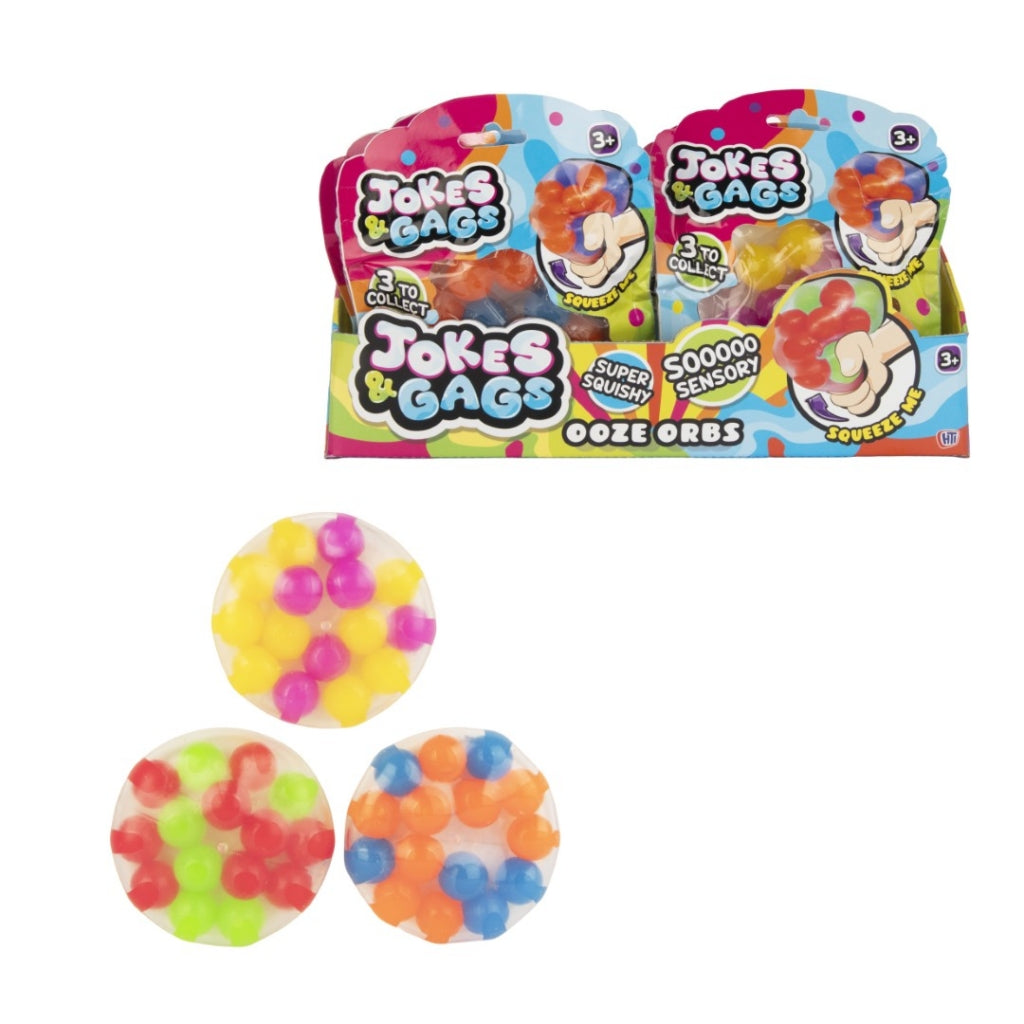 Ooze Orbs Jokes & Gags Super Sensory Squishy Fidget Toy