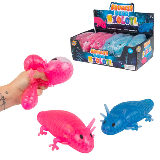Giant Squeezy Bead Axolotl  Stress Relief Toys