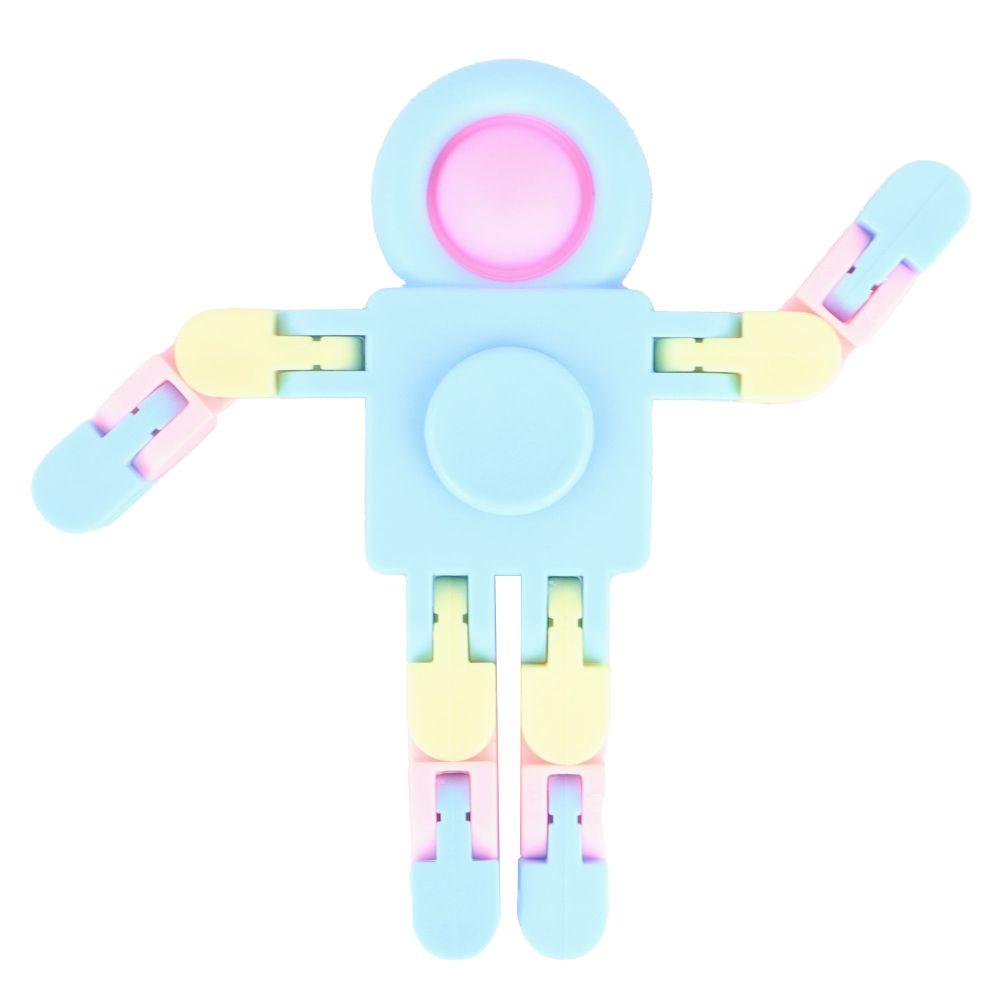 Fidget Robot Pop Spinner Clicky Track Stress Relief Toy
