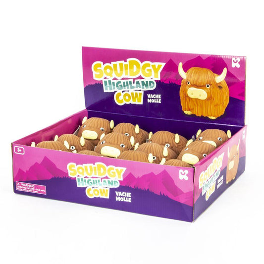 Squidgy Highland Cow Stress Relief Toy