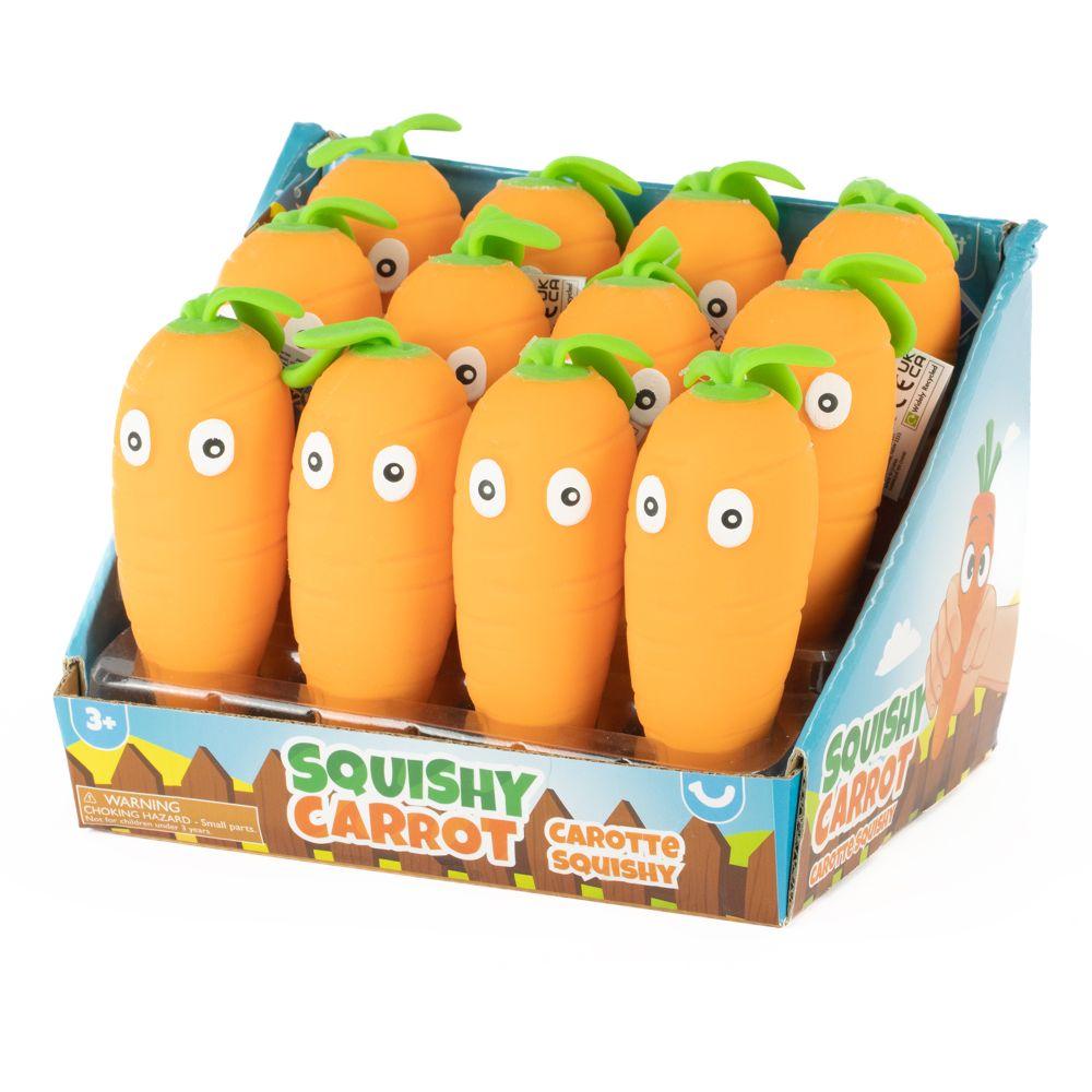 Squishy Carrot Sand Filled Stress Relief Toys
