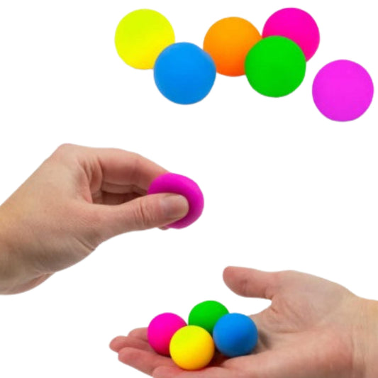 Scrunchems Micro Sugar Squish Balls Pack of 6 Stress Relief Toys Autism Toys