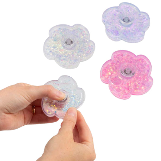 Liquid Glitter Fidget Spinner Stress Relief Toy