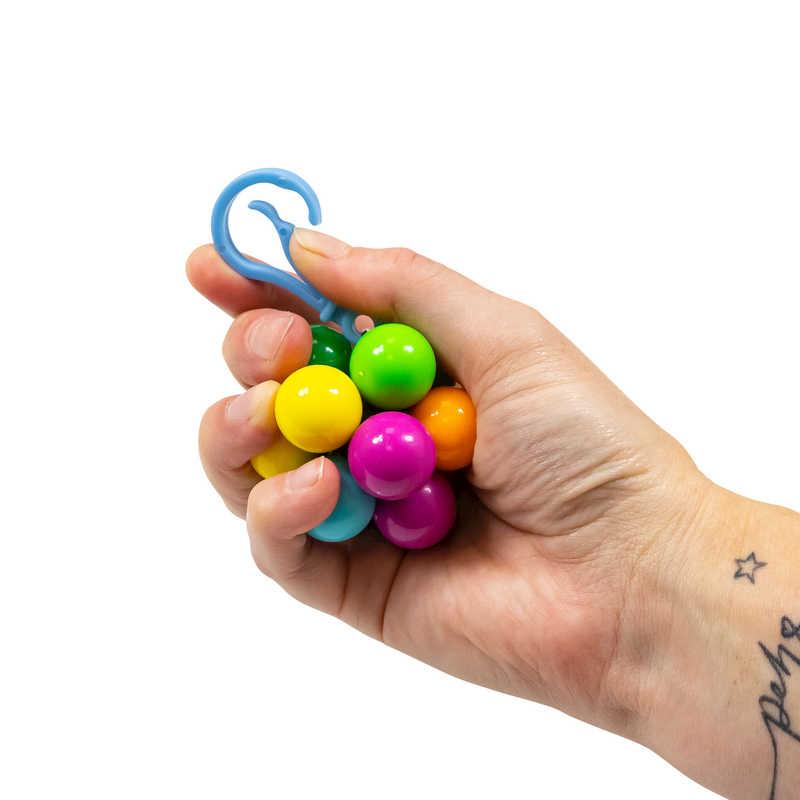 Atomic DNA Fidget Ball Keyring - Sensory Anxiety Toy ADHD Fidget Toy Autism Toys