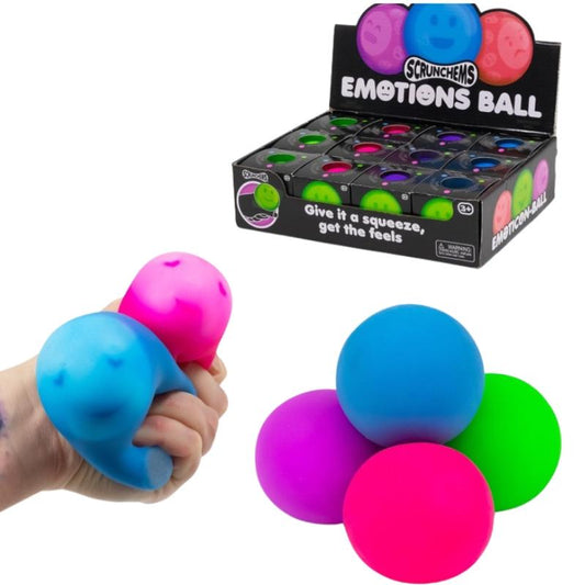 Scrunchems Emotions Stress Ball - Squishy Anxiety Toy Face Stress Ball Autism Toy ADHD Fidget Toy