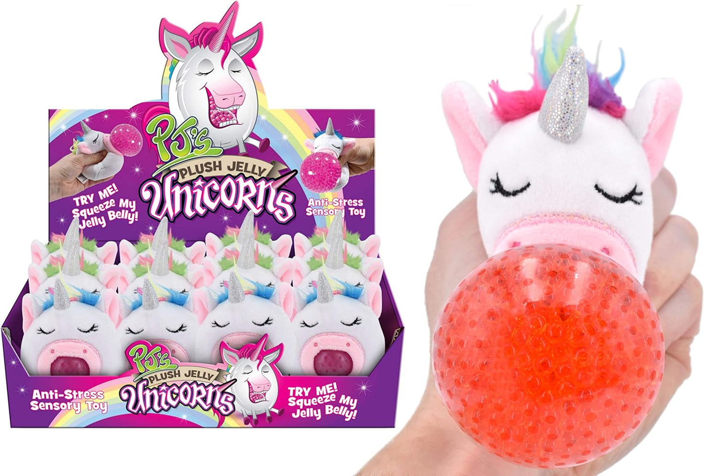 Unicorn Plush Jelly Squeezer
