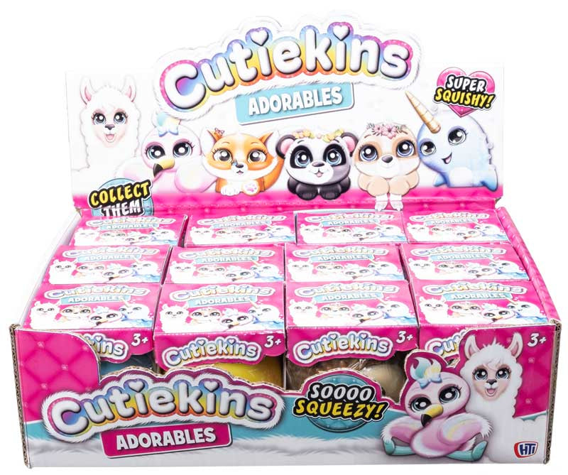 Cutiekins Adorables  Squishy Sensory Fidget Toy Animals