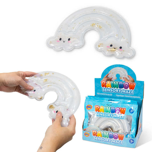 Rainbow Sensory Liquid Maze Mat