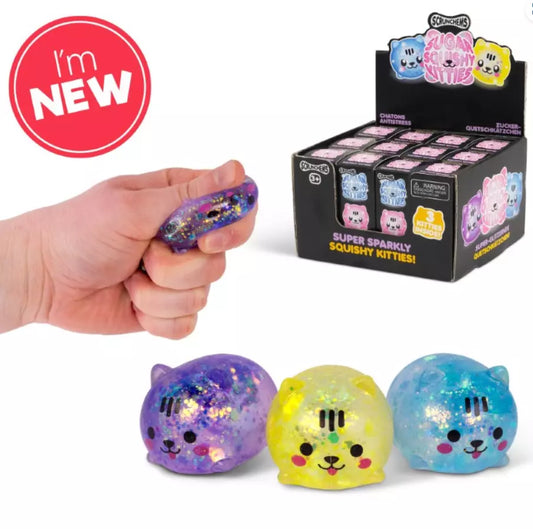 Scrunchems Diddy Sugar Squishy Kitties (3 Pack)